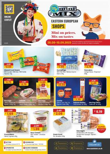 MyMINIMIX offer  - 28/08/2023 - 10/09/2023.