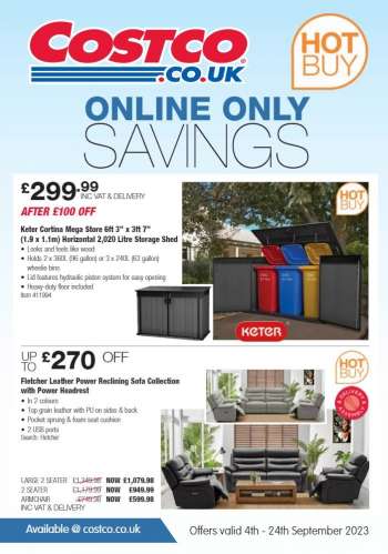 Costco offer  - 04/09/2023 - 24/09/2023.