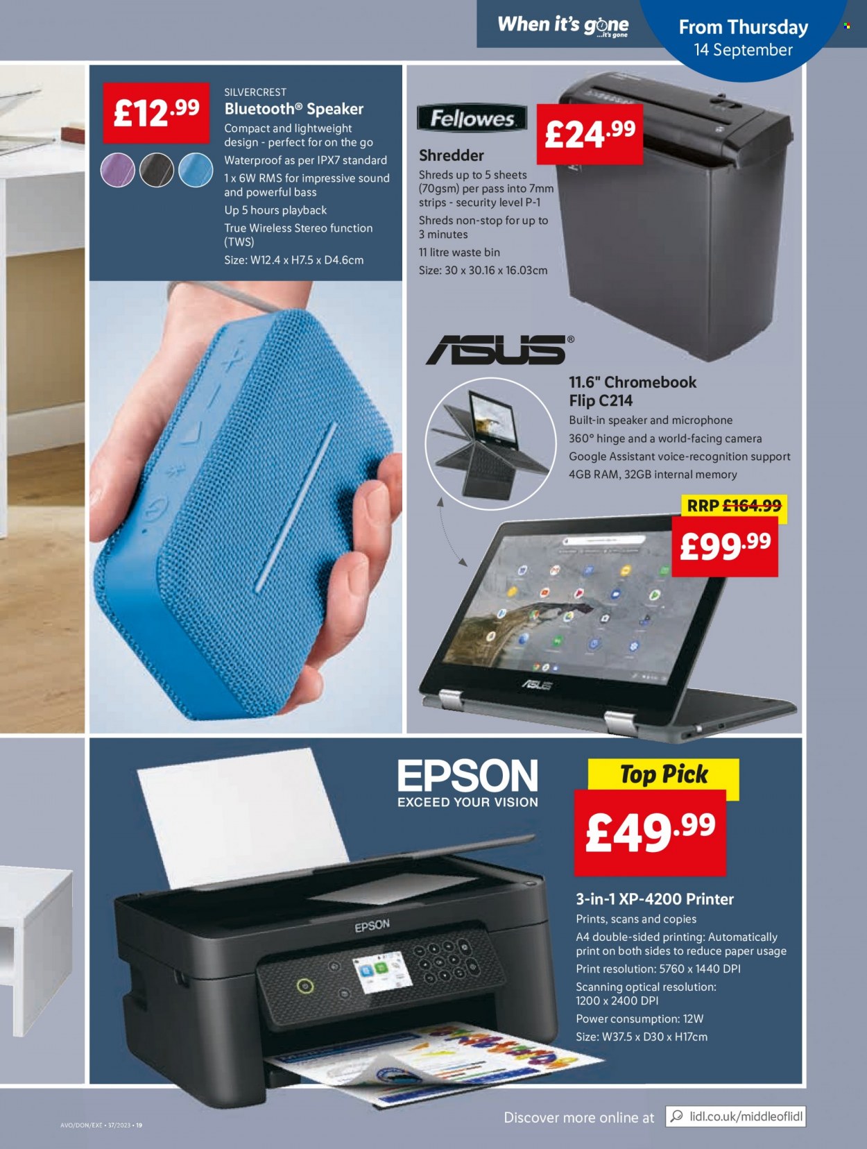 Lidl offer - 14/09/2023 - 20/09/2023. Page 19