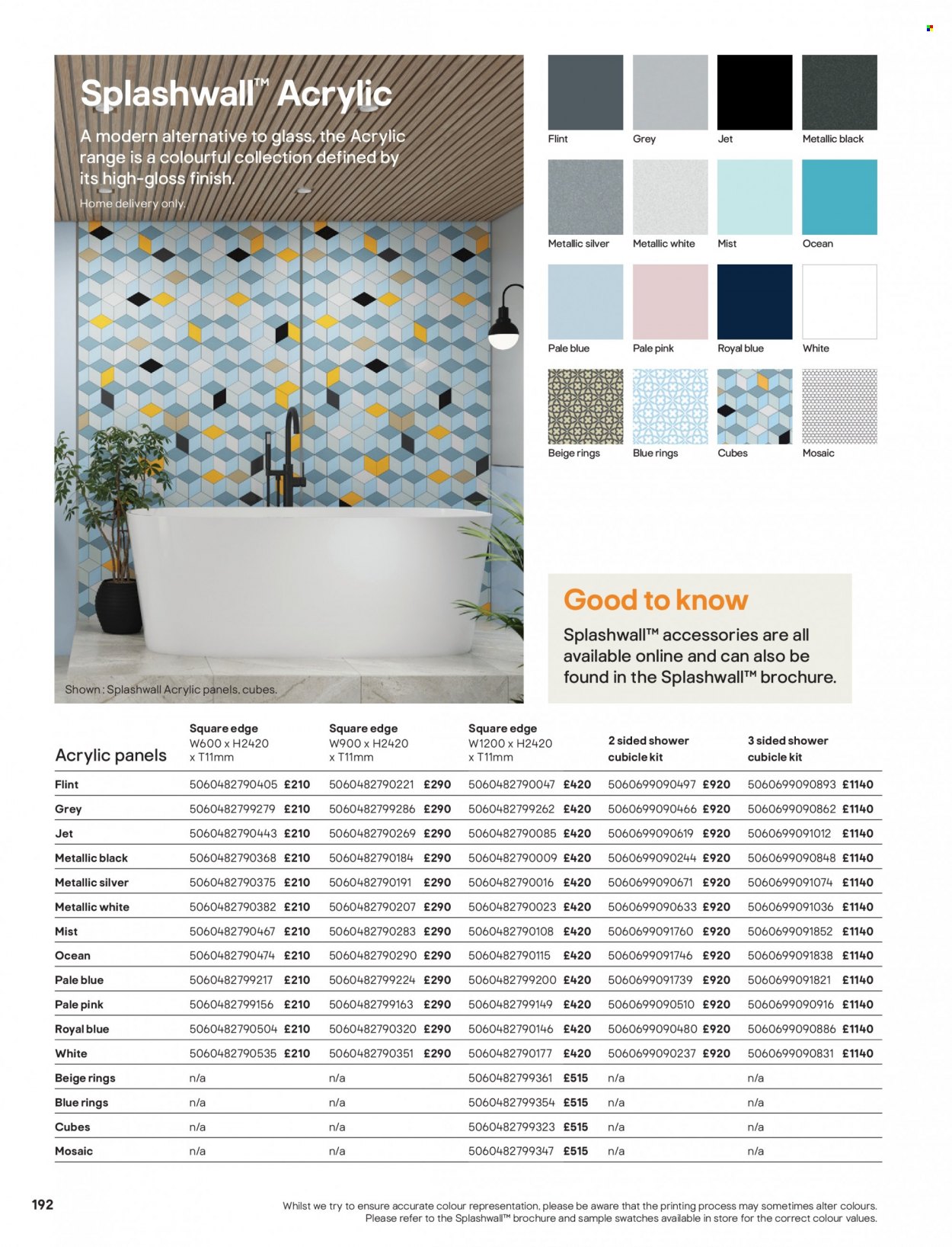 B&Q offer. Page 192