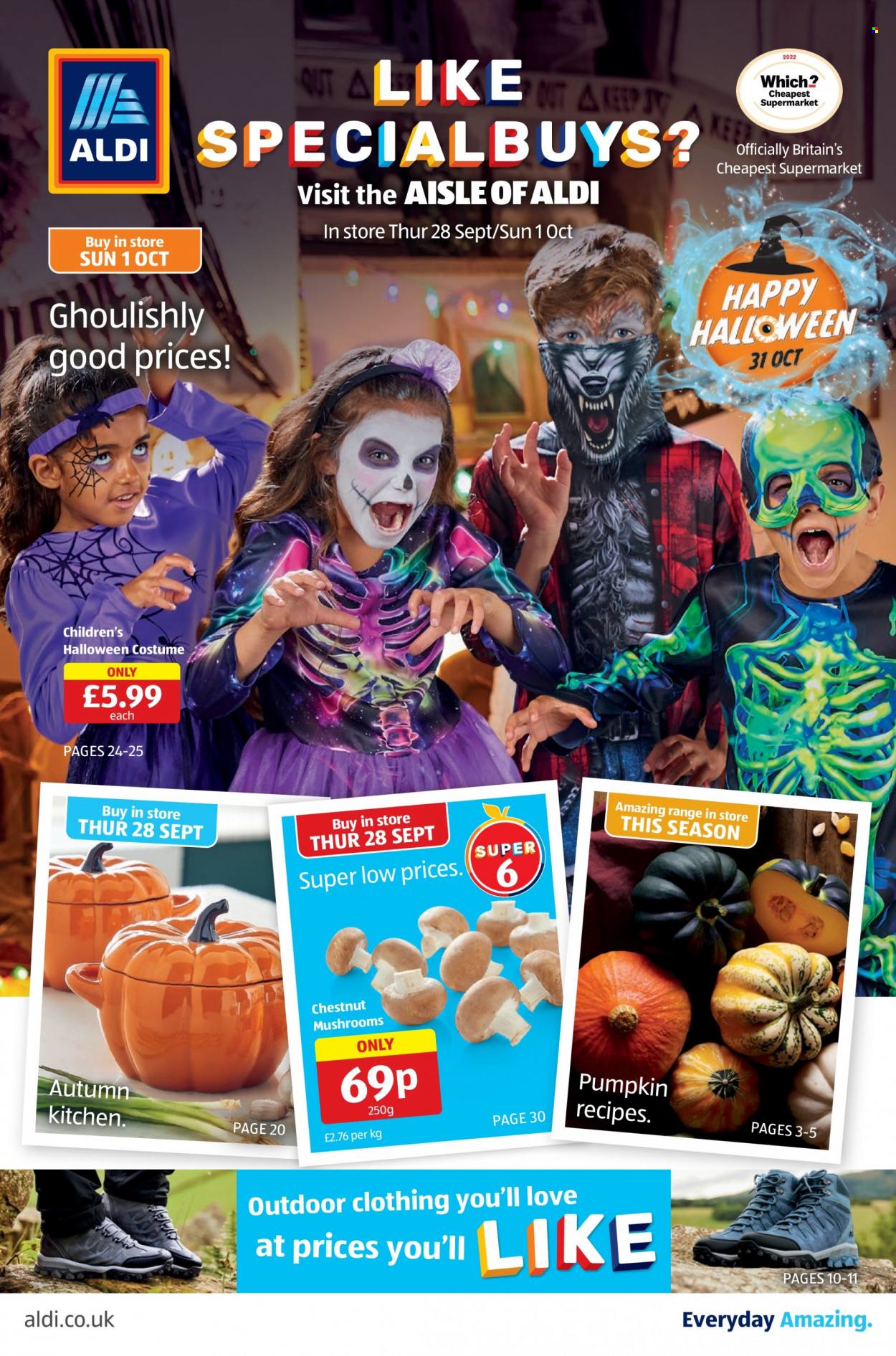 Aldi offer - 28/09/2023 - 01/10/2023. Page 1