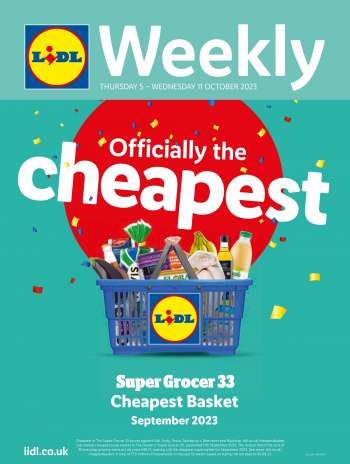 Lidl offer  - 05/10/2023 - 11/10/2023.