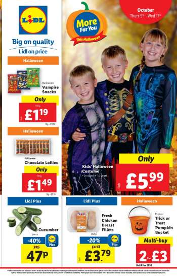 Lidl offer  - 05/10/2023 - 11/10/2023.