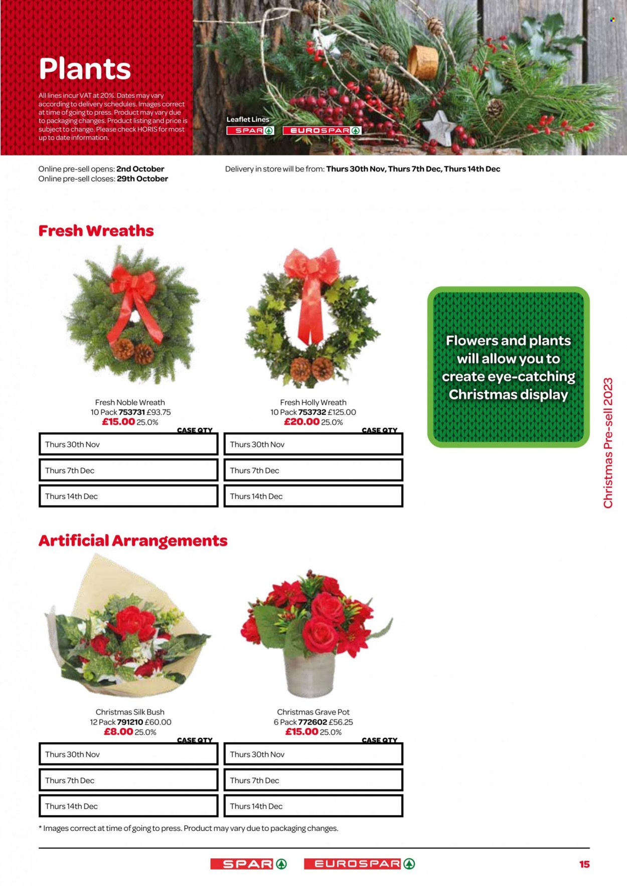 SPAR offer - 02/10/2023 - 29/10/2023. Page 15