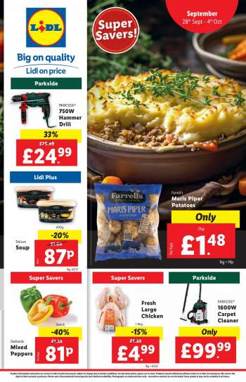 Lidl offer  - 28/09/2023 - 04/10/2023.