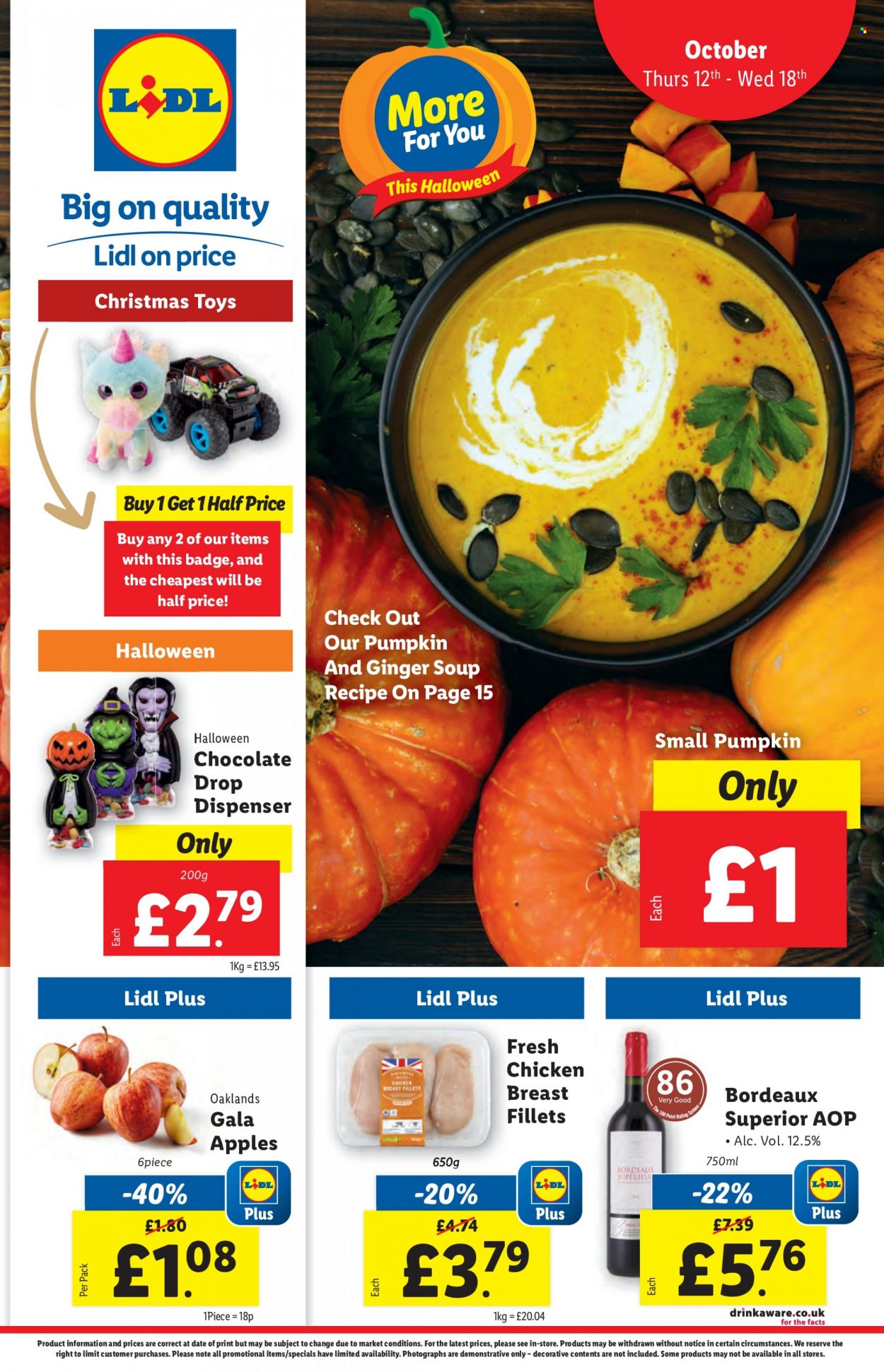 Lidl offer - 12/10/2023 - 18/10/2023. Page 1
