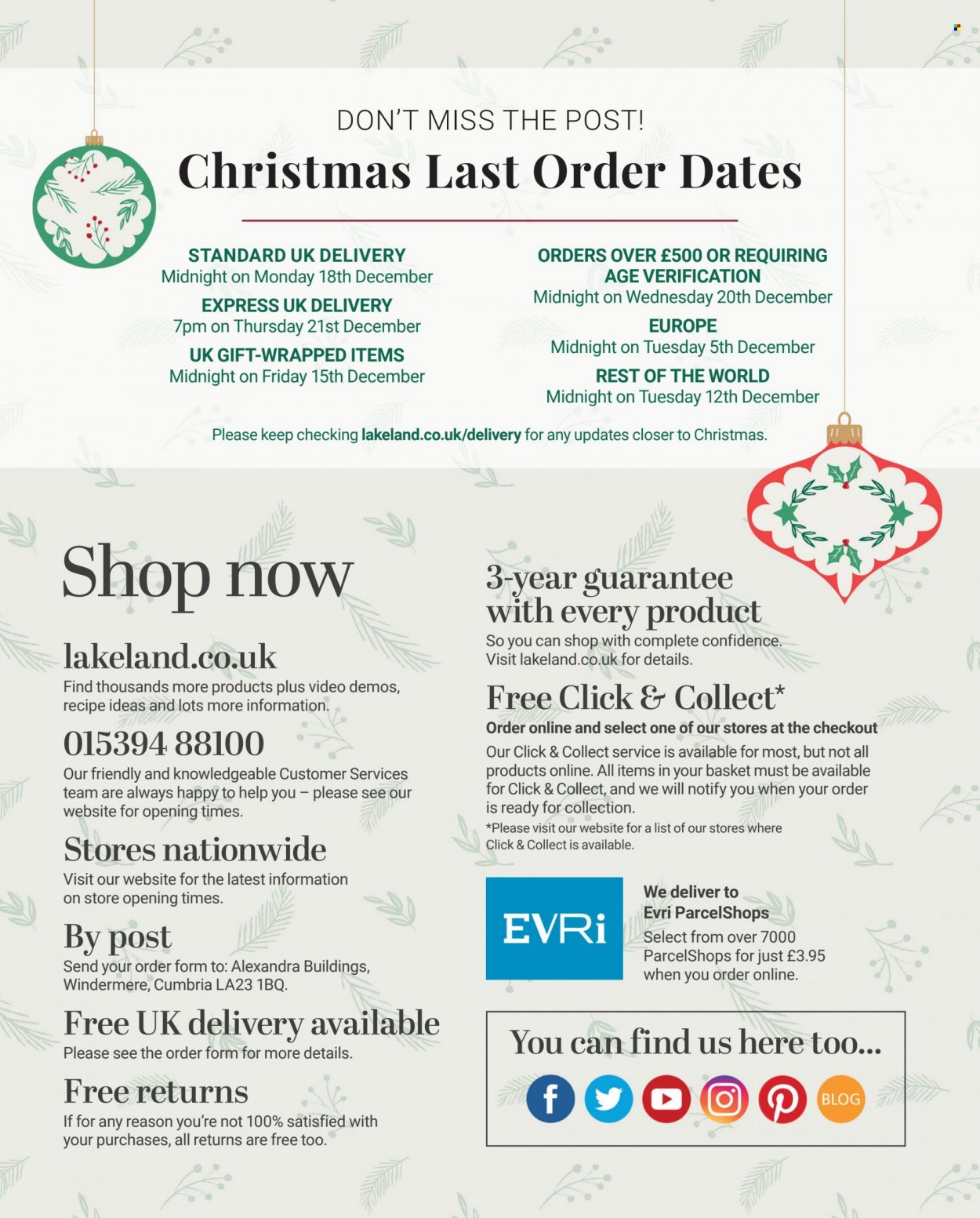 Lakeland offer. Page 168