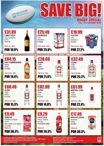 Bestway offer  - 13/10/2023 - 19/10/2023.