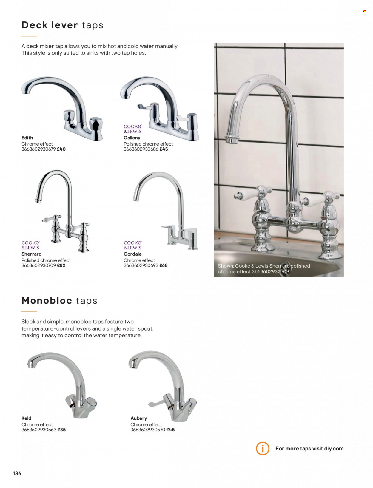 B&Q offer. Page 136
