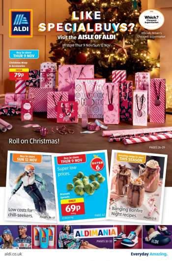 Aldi offer  - 09/11/2023 - 12/11/2023.
