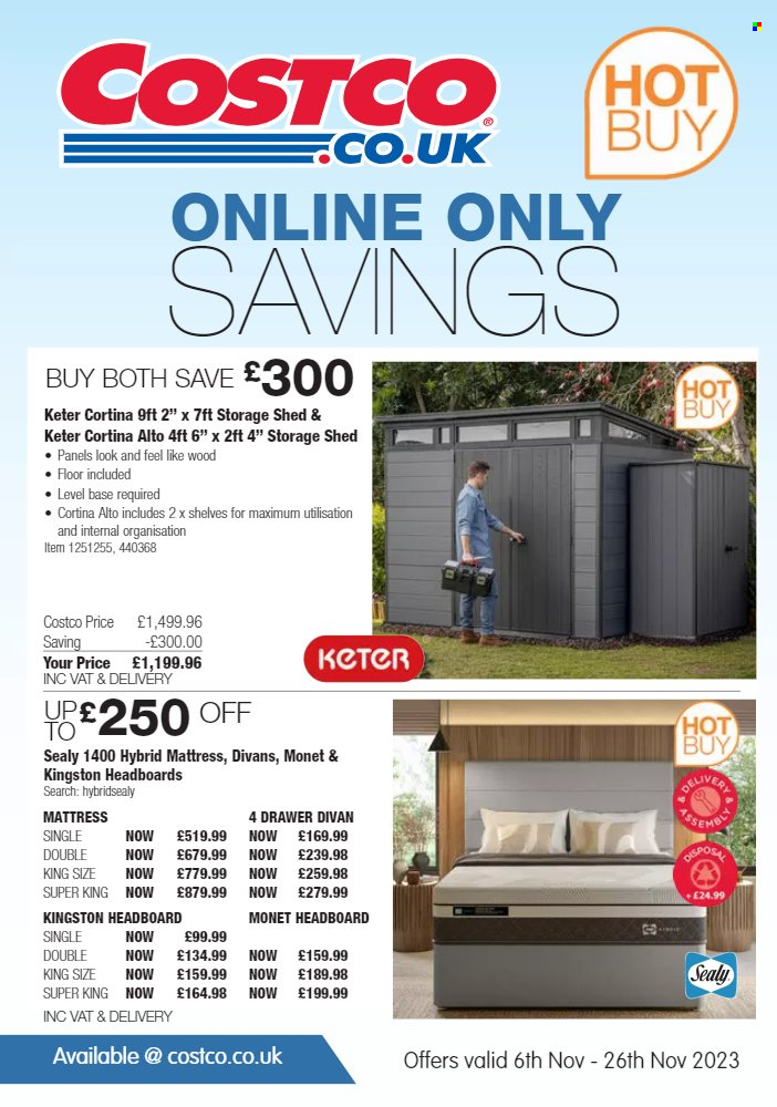 Costco offer - 06/11/2023 - 26/11/2023. Page 1