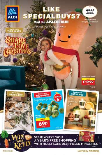 Aldi offer  - 16/11/2023 - 19/11/2023.