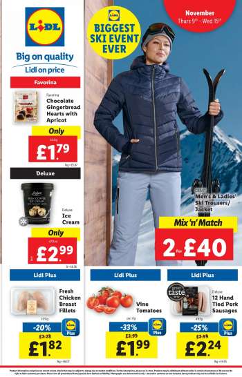 Lidl offer  - 09/11/2023 - 15/11/2023.
