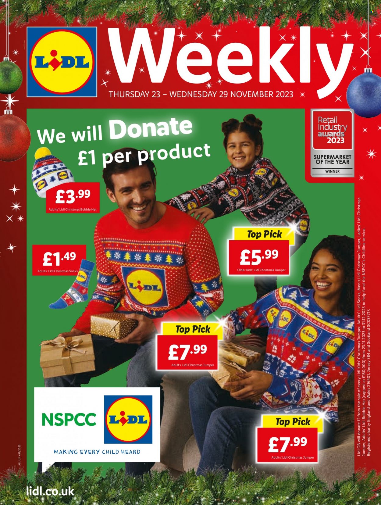Lidl offer - 23/11/2023 - 29/11/2023. Page 1