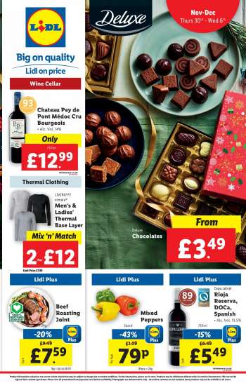 Lidl offer  - 30/11/2023 - 06/12/2023.