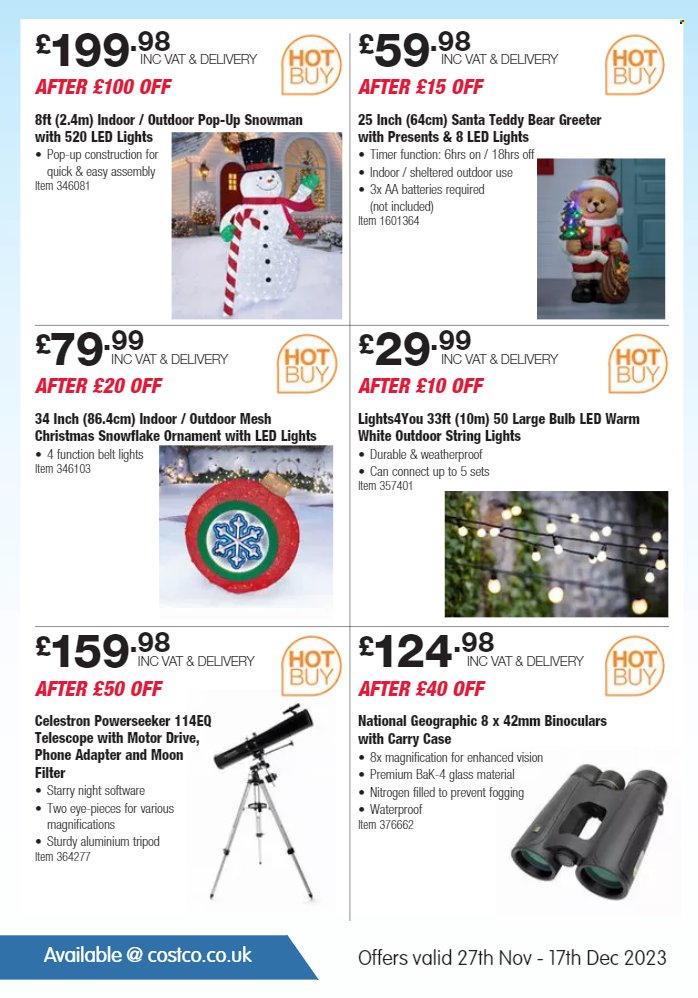 Costco offer - 27/11/2023 - 17/12/2023. Page 7