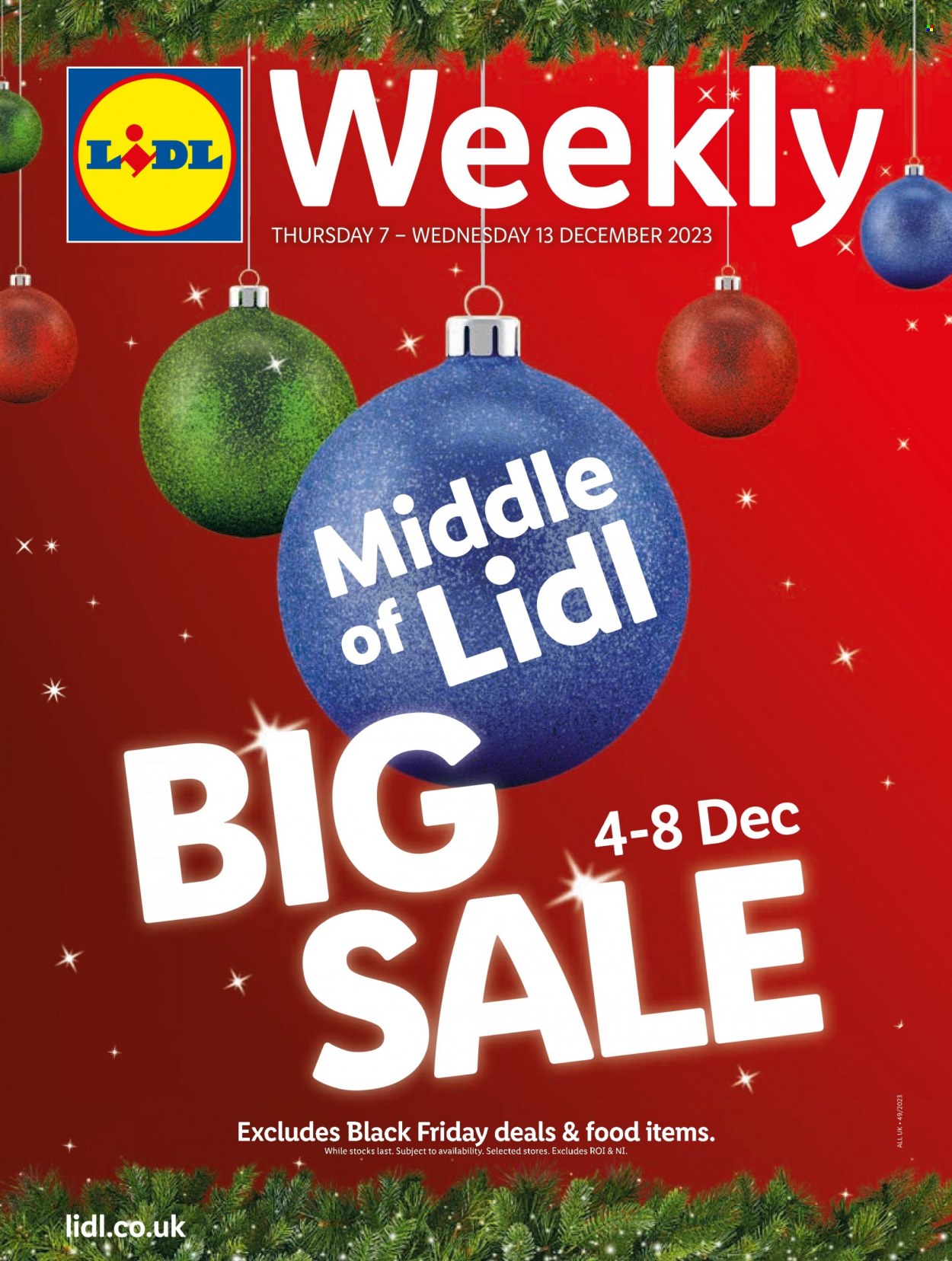 Lidl offer - 07/12/2023 - 13/12/2023. Page 1