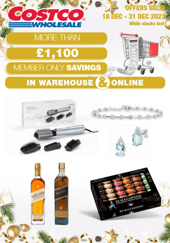Costco offer - 18/12/2023 - 18/12/2023. Page 1