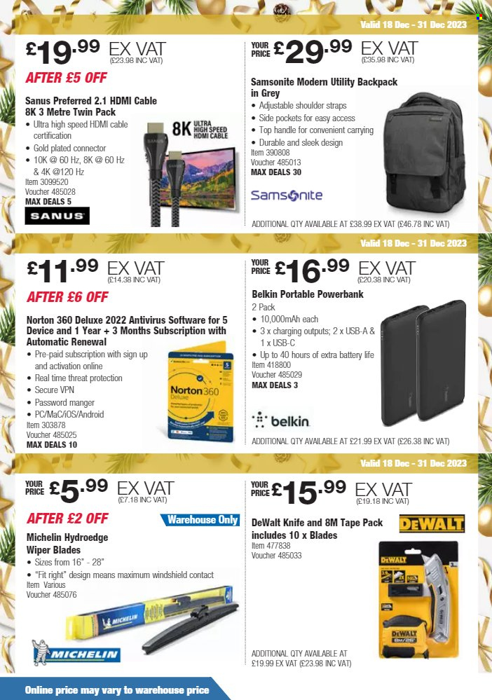 Costco offer - 18/12/2023 - 18/12/2023. Page 6