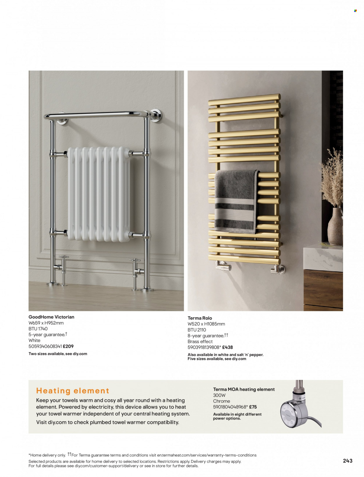 B&Q offer. Page 243