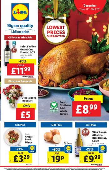 Lidl offer  - 14/12/2023 - 20/12/2023.