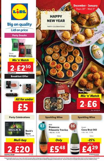 Lidl offer  - 28/12/2023 - 03/01/2024.