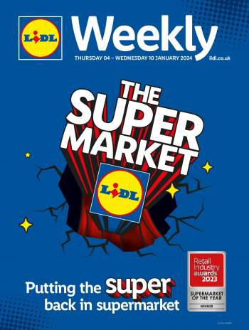 Lidl offer  - 04/01/2024 - 10/01/2024.