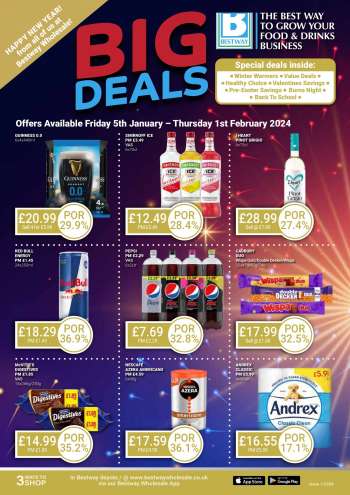 Bestway offer  - 05/01/2024 - 01/02/2024.