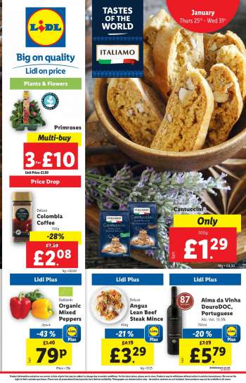 Lidl offer  - 25/01/2024 - 31/01/2024.