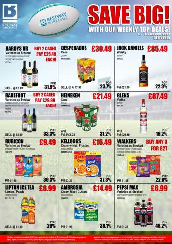 Bestway offer  - 01/03/2024 - 07/03/2024.