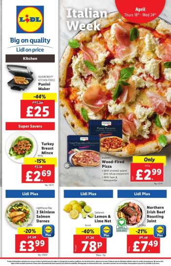 Lidl offer  - 18/04/2024 - 24/04/2024.
