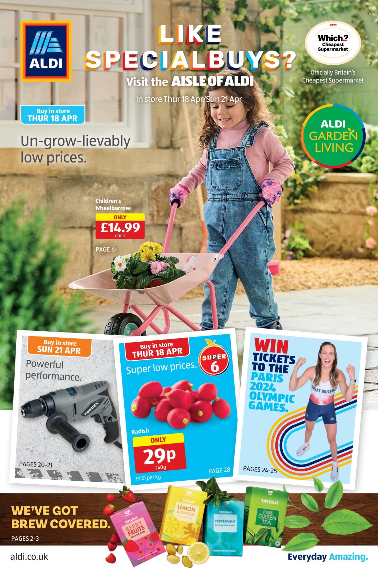 Aldi offer - 18/04/2024 - 21/04/2024. Page 1