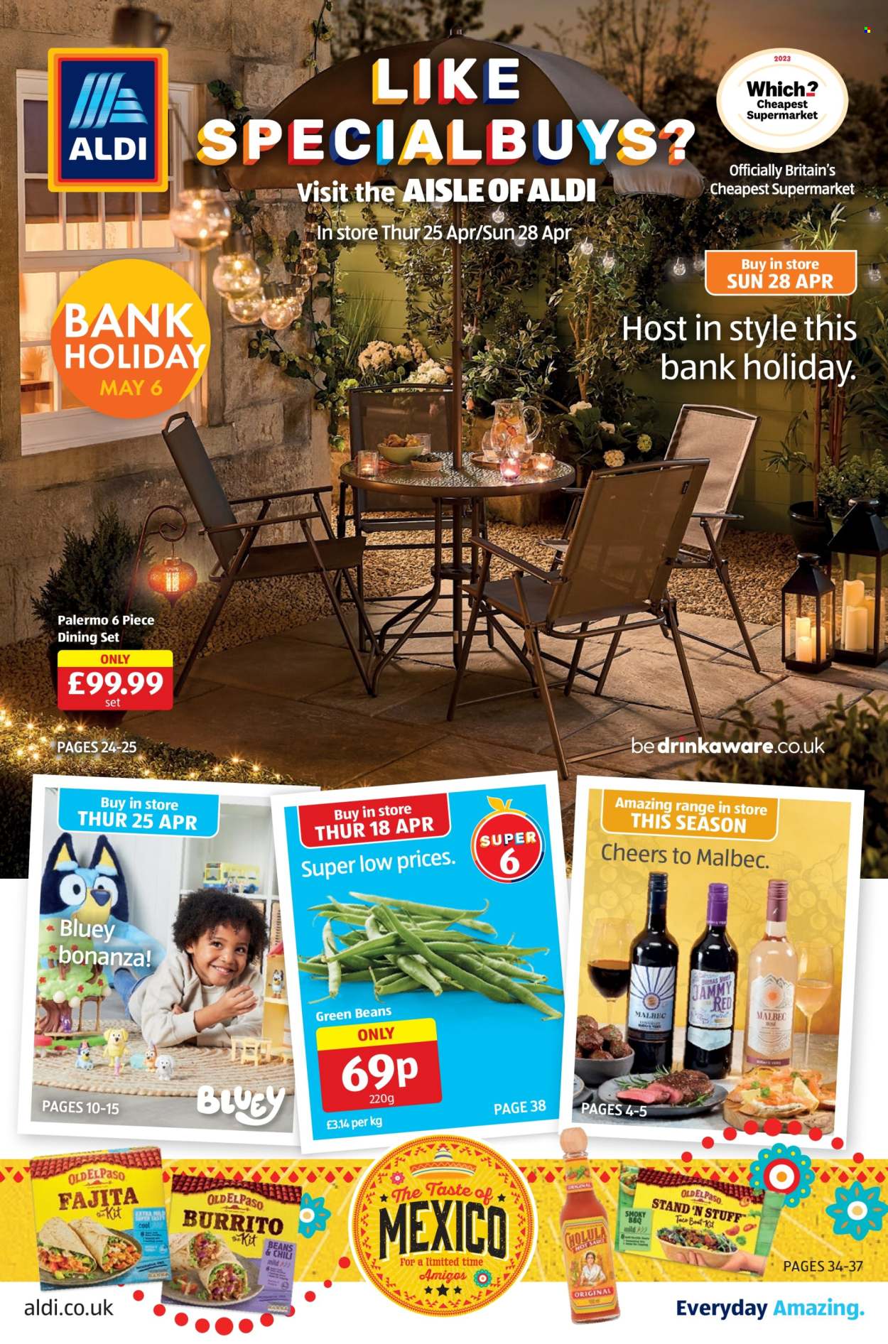 Aldi offer - 25/04/2024 - 28/04/2024. Page 1