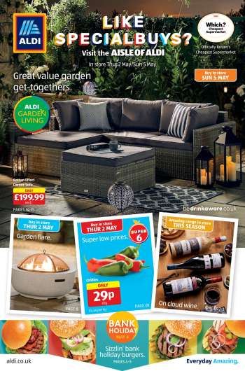 Aldi offer  - 02/05/2024 - 05/05/2024.