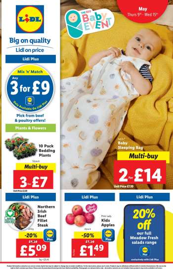 Lidl offer  - 09/05/2024 - 15/05/2024.