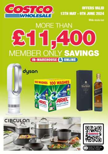 Costco offer  - 13/05/2024 - 09/06/2024.