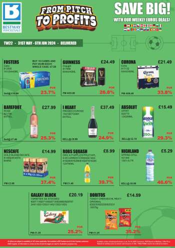 Bestway offer  - 31/05/2024 - 06/06/2024.