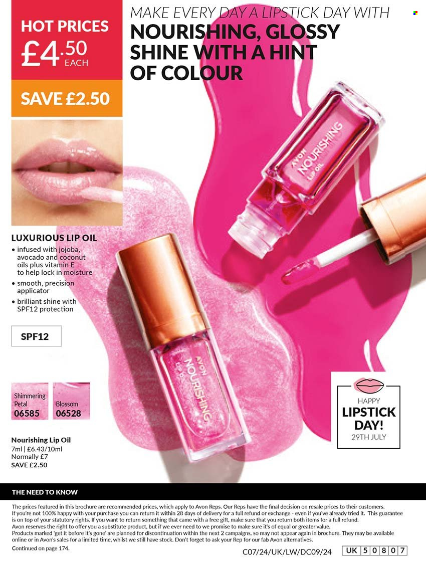 Avon offer - 01/07/2024 - 31/07/2024. Page 196