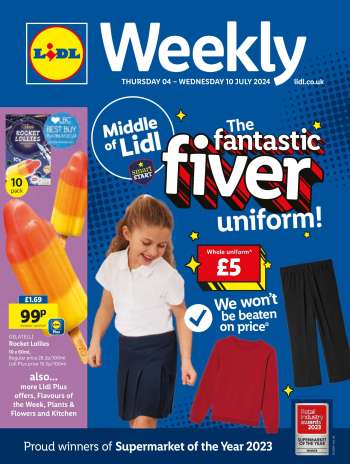 Lidl offer  - 04/07/2024 - 10/07/2024.