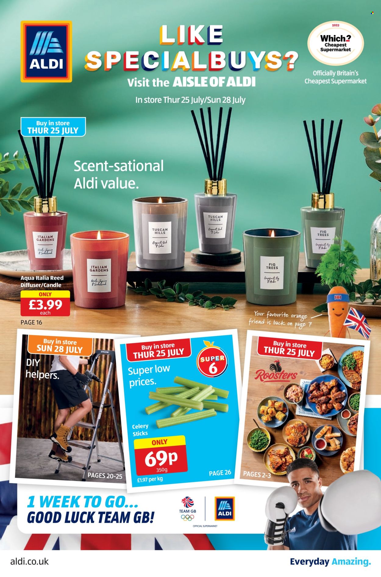 Aldi offer - 25/07/2024 - 28/07/2024. Page 1