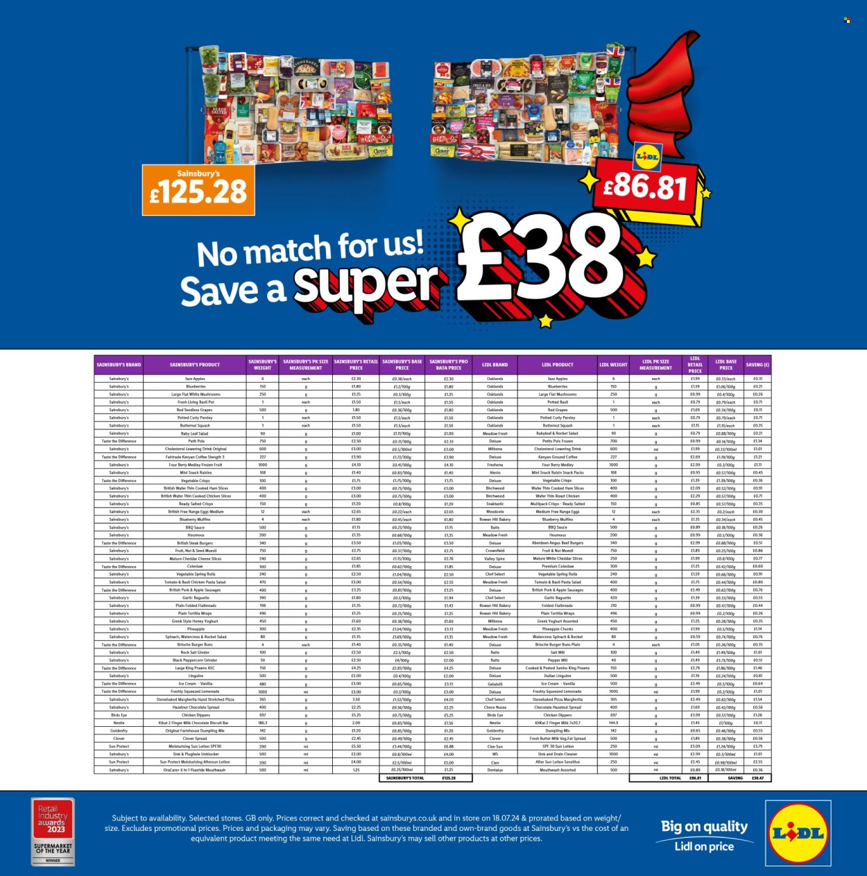 Lidl offer. Page 1