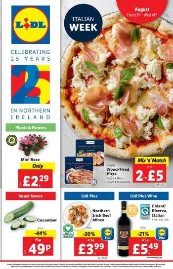 Lidl offer  - 08/08/2024 - 14/08/2024.