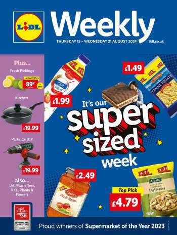 Lidl offer  - 15/08/2024 - 21/08/2024.
