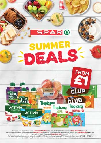 SPAR offer  - 12/08/2024 - 01/09/2024.