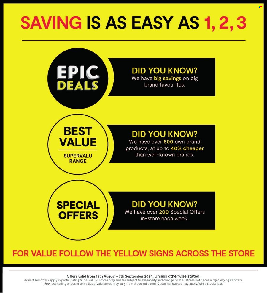 SuperValu offer - 18/08/2024 - 07/09/2024. Page 27