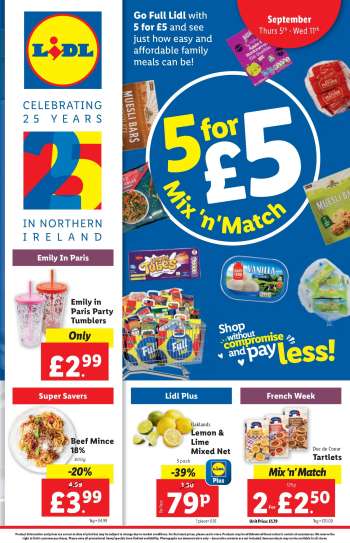 Lidl offer  - 05/09/2024 - 11/09/2024.