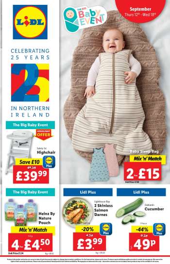 Lidl offer  - 12/09/2024 - 18/09/2024.