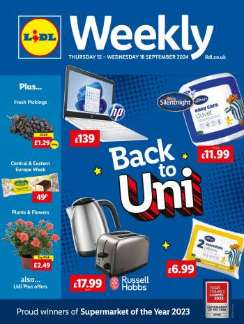 Lidl offer  - 12/09/2024 - 18/09/2024.