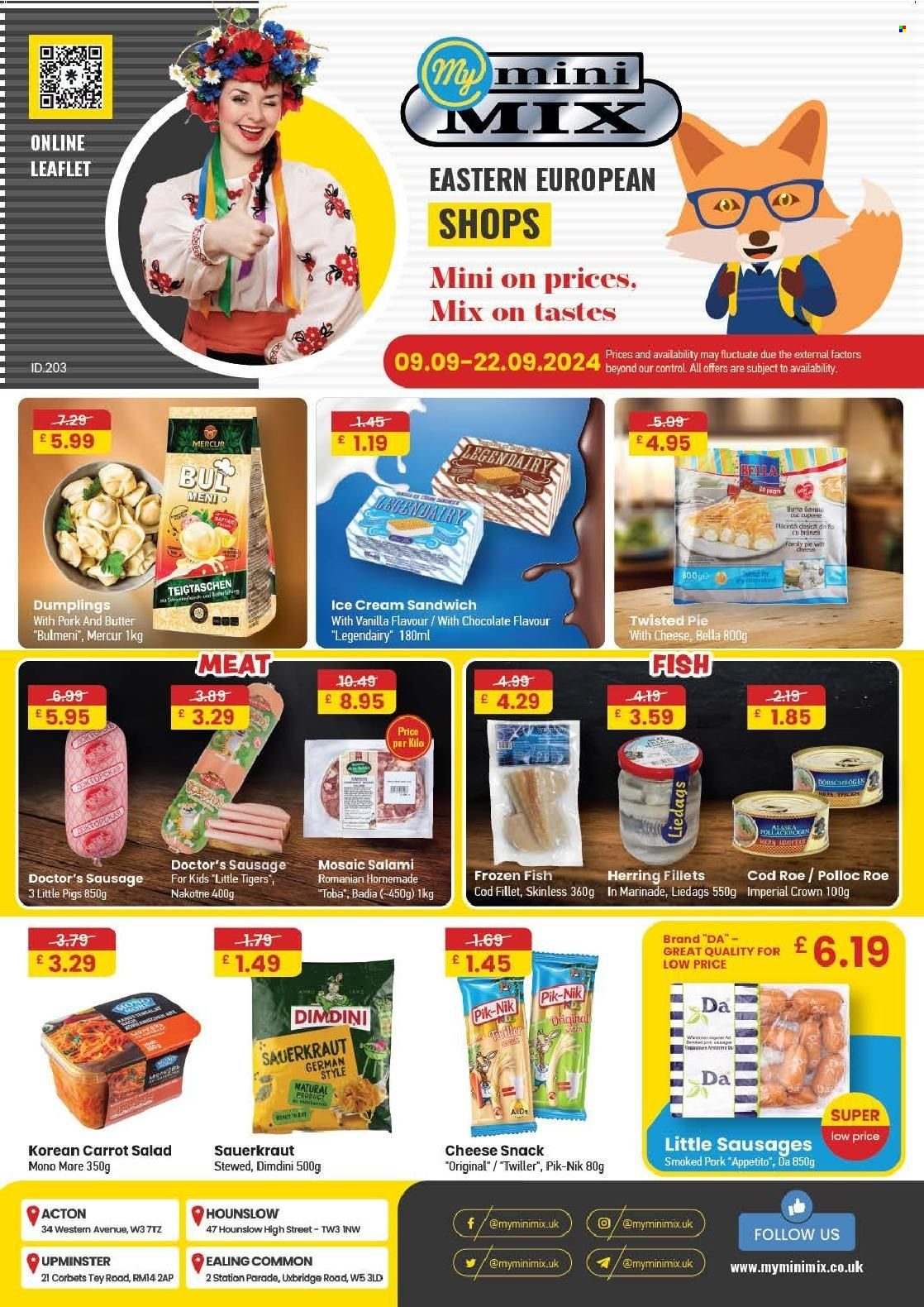 MyMINIMIX offer - 09/09/2024 - 22/09/2024. Page 1