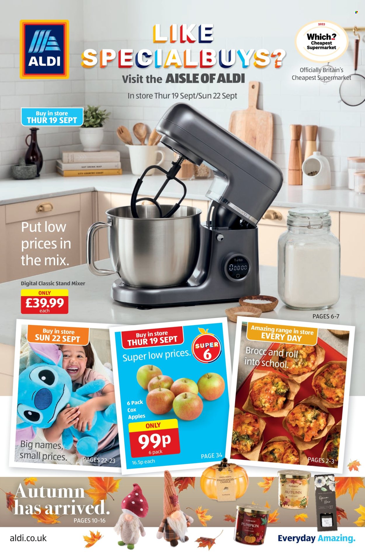 Aldi offer - 19/09/2024 - 22/09/2024. Page 1